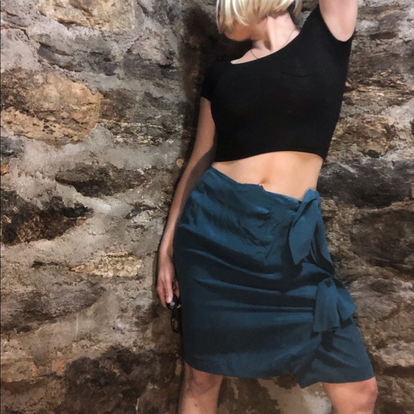 Vintage sue Wong 80s 90s skirt sarong wrap skirt - Picture 4 of 8